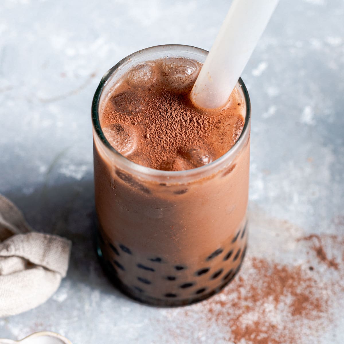 chocolate bubble tea